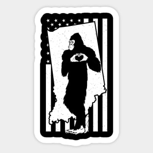 Indiana Bigfoot Sticker